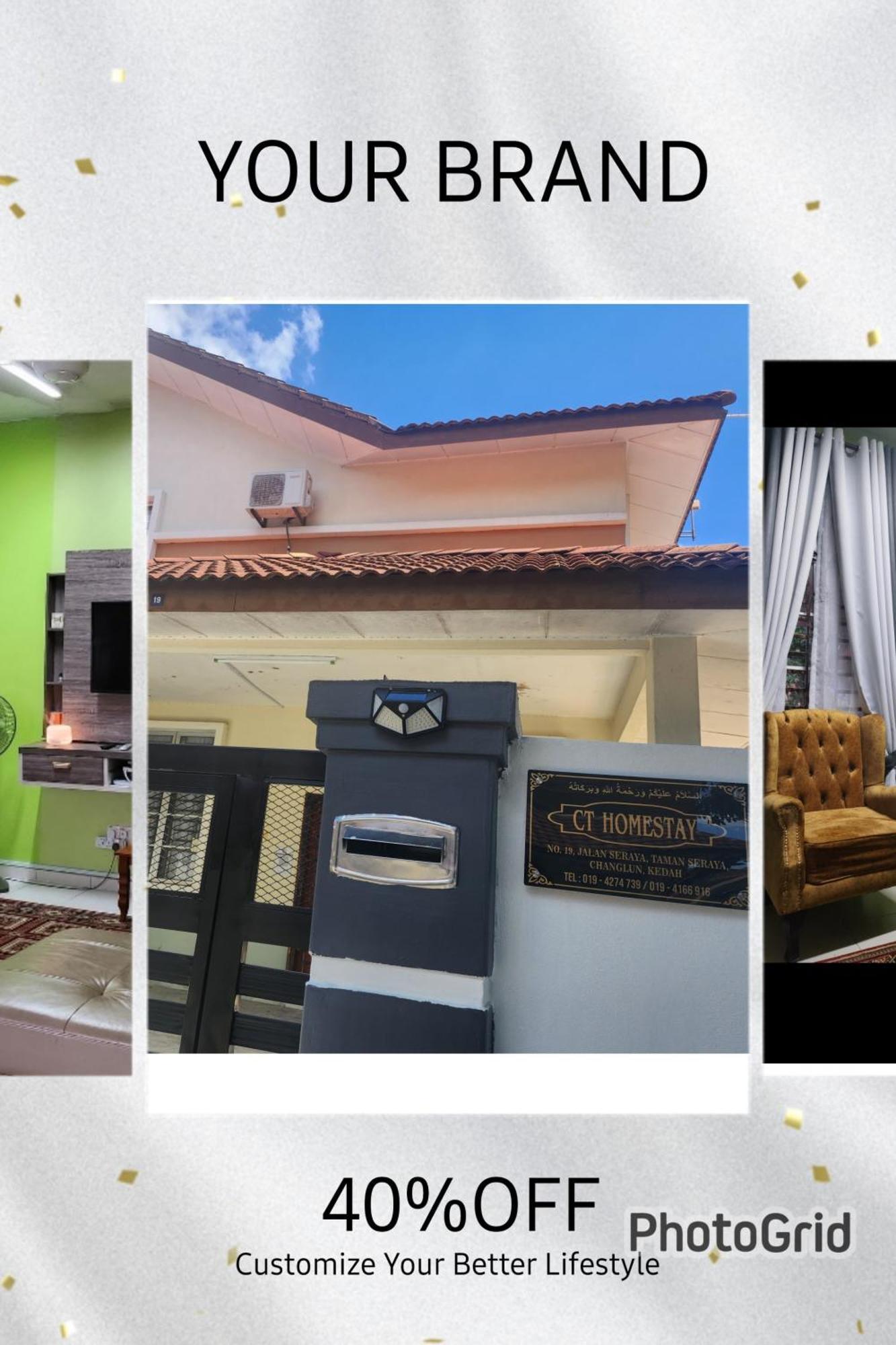 Ct Homestay Changlun Ngoại thất bức ảnh